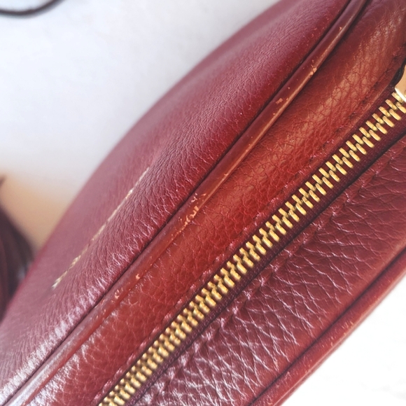 MK Michael Kors Ginny Medium Messenger Red - Picture 6 of 16